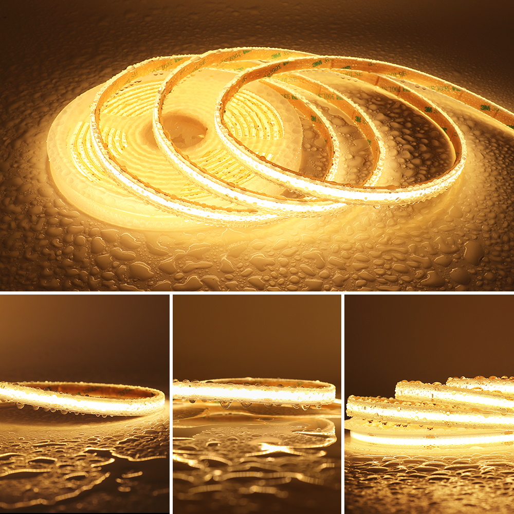 Outdoor Lighting Led Strip - IP68 กันน้ํา COB LED Strip 12V