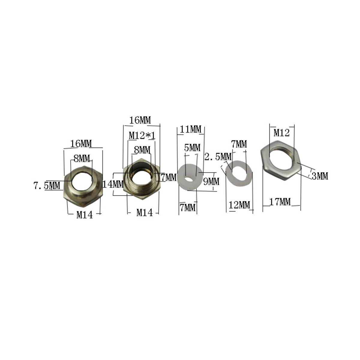 Outdoor Lighting Brass - อุปกรณ์ฮาร์ดแวร์สำหรับระบบไฟ: สกรูทองเหลืองแท้กันน้ำ Pg7, Pg9, ขั้วต่อ, โคมไฟภายนอก,