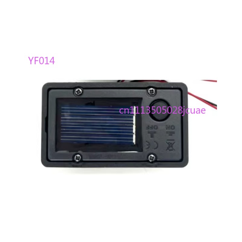 Outdoor Lighting Box - กล่องแบตเตอรี่โคมไฟพลังงานแสงอาทิตย์ 4 ชิ้น สำหรับเปลี่ยนฝาครอบด้านบน, กล่องใส่อะไหล่ไฟพลังงานแสงอาทิตย์แบบแขวนกลางแจ้ง