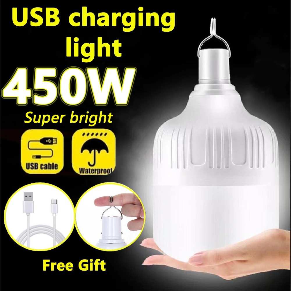 Outdoor Lighting For Front Of House - ไฟฉุกเฉิน LED แบบชาร์จ USB ได้ ไฟอเนกประสงค์สำหรับบ้านและกลางแจ้ง