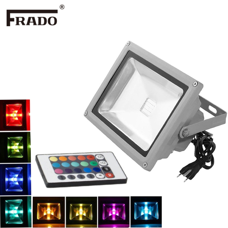 Outdoor Lighting Uk - ไฟ LED RGB 10W ไฟสปอร์ตไลท์ภายนอกอาคาร IP65