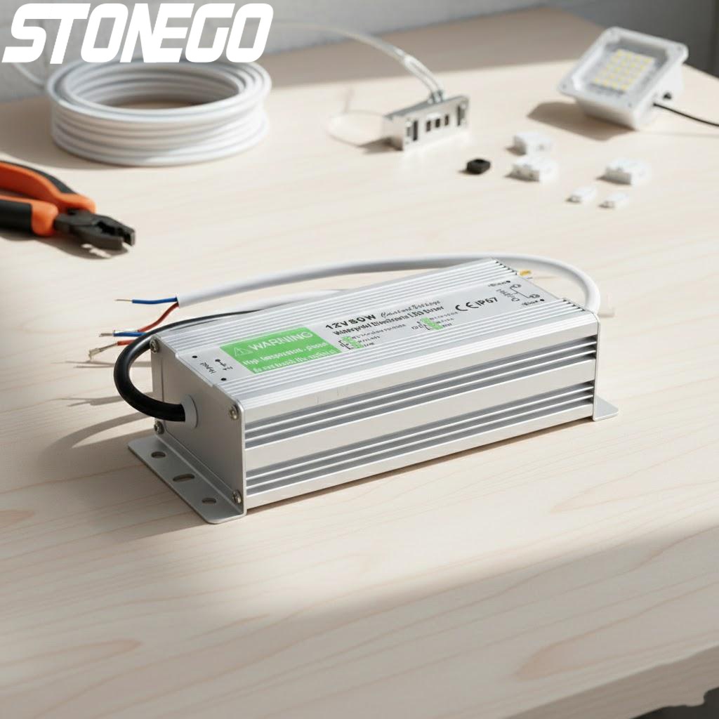 Outdoor Lighting Transformer Box - 12V24V 20W60W หม้อแปลงไฟ LED กันน้ำ IP67