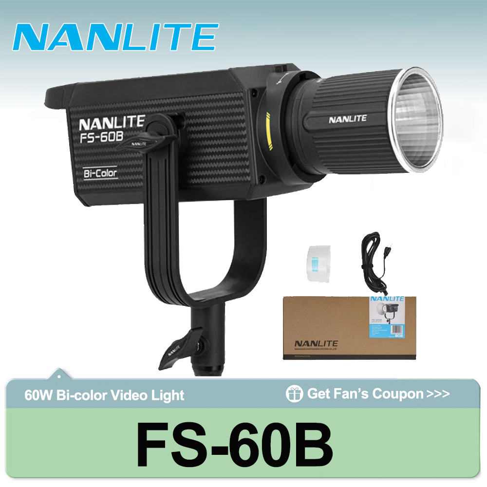 Outdoor Lighting In Photography - ไฟสปอตไลท์ Nanlite FS-60B 70W แบบสองสี 2700K-6500K