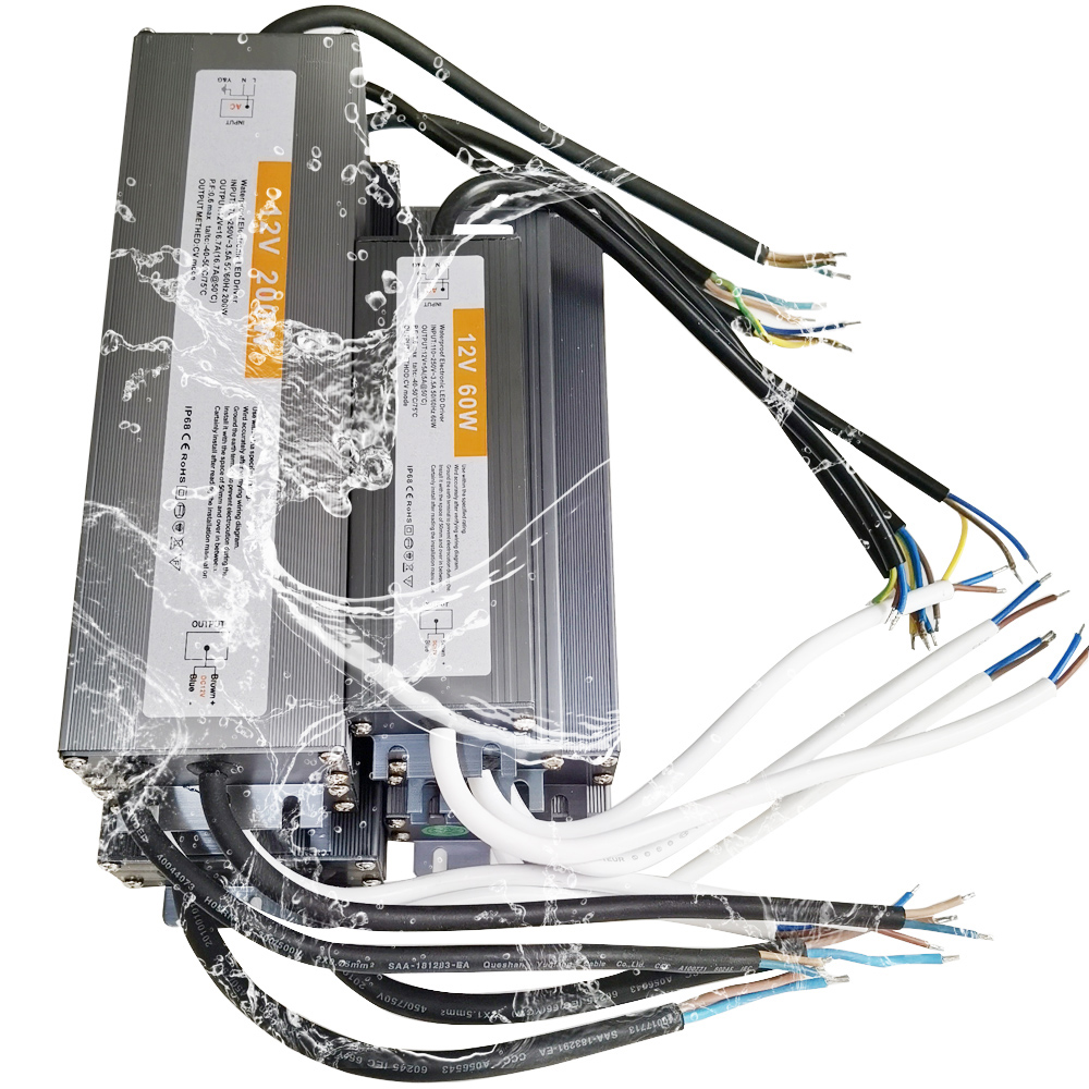 Outdoor Lighting Transformer Box - หม้อแปลง IP67 LED กันน้ำ AC85V-265V DC12V/24V