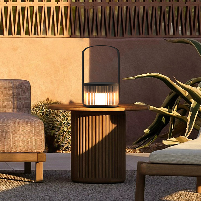 Outdoor Lighting Decoration - ไฟสนามพลังงานแสงอาทิตย์แบบพกพาสำหรับตกแต่งสวน วิลล่า ระเบียง กันน้ำ