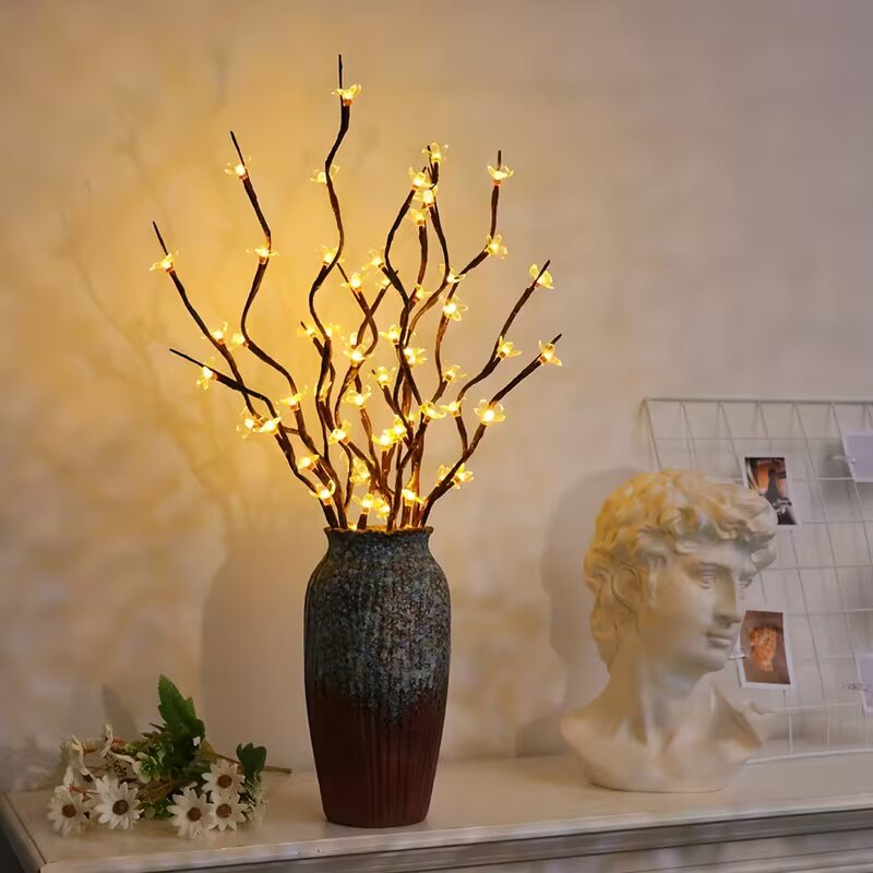 Outdoor Lighting Decoration - ไฟต้นซากุระ 20 LED 1/2 ชิ้น สำหรับตกแต่งบ้านทั้งภายในและภายนอกอาคาร