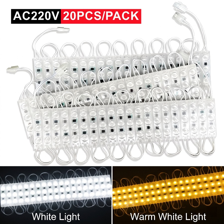 Outdoor Lighting Led Strip - โมดูลไฟ LED 220V แบบไฮไลท์ 20 ชิ้น
