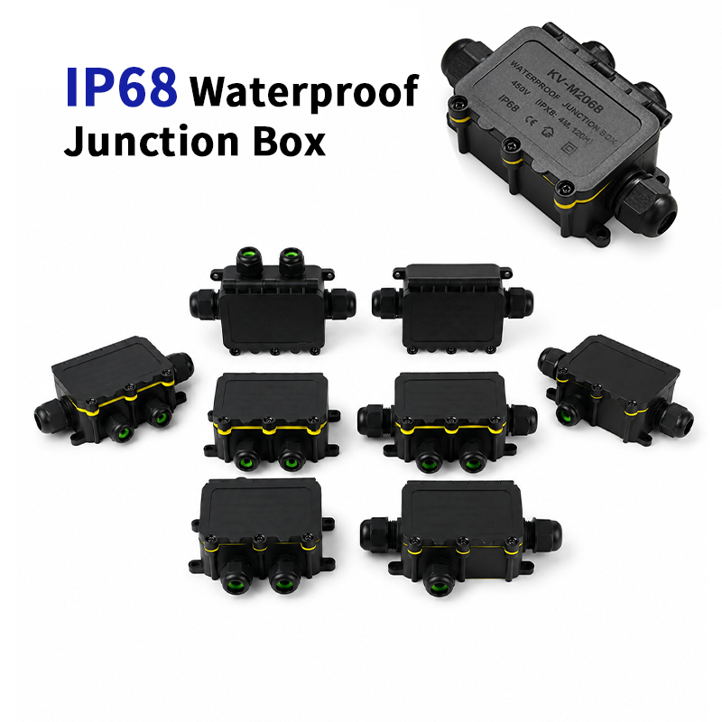 Outdoor Lighting Electrical Box - กล่องต่อสายไฟกันน้ำ IP68 แบบ 2-8 ทาง 6