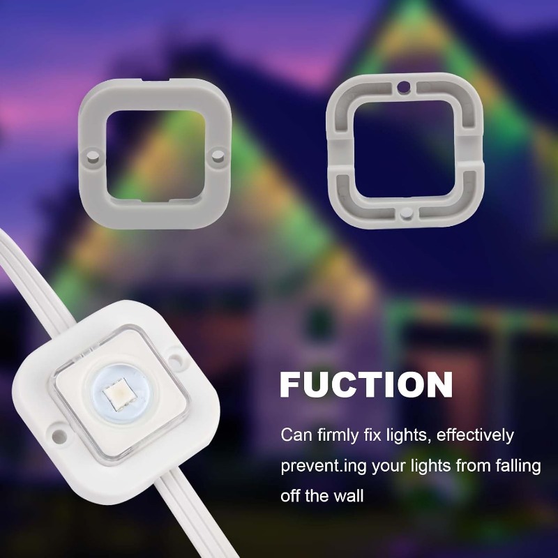 Outdoor Lighting Govee - คลิปไฟ LED สำหรับใช้งานกลางแจ้ง 28/45/68 ชิ้น พร้อมสกรู
