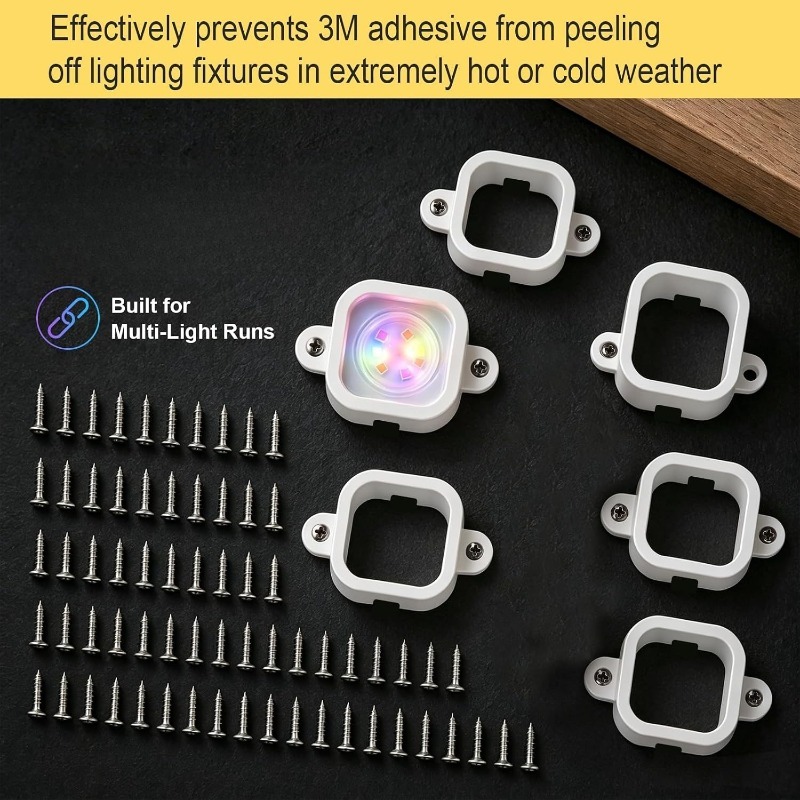 Outdoor Lighting Govee - คลิปไฟ LED พร้อมสกรู 47/92/117 ชิ้น สำหรับไฟ