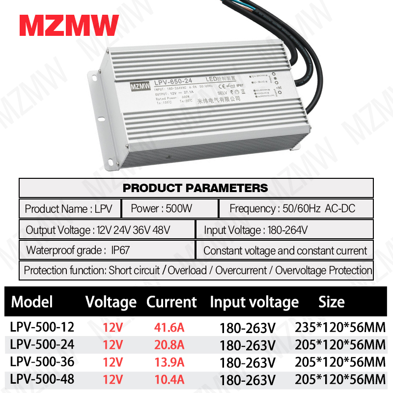 MZMW IP67 กันน้ํา Switching Po - Outdoor Lighting Transformer Box บทวิจารณ์และราคา