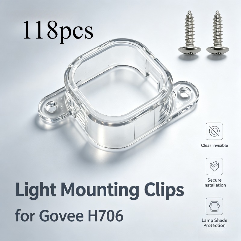 คลิปไฟ LED แบบโปร่งใส 118 ชิ้น - Outdoor Lighting Govee บทวิจารณ์และราคา