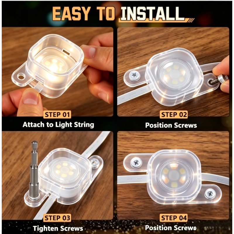 คลิปไฟ LED แบบโปร่งใส 118 ชิ้น - Outdoor Lighting Govee บทวิจารณ์และราคา