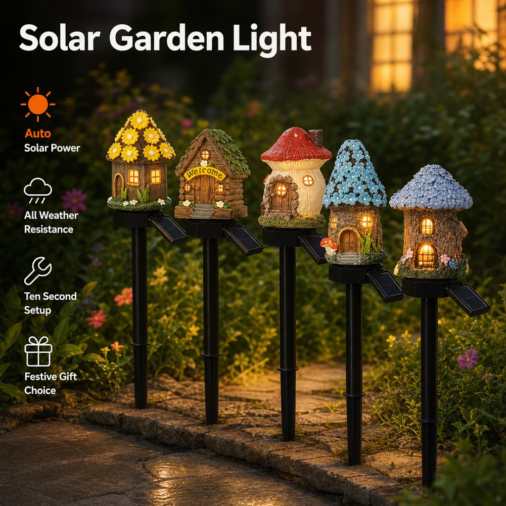 ไฟสนามหญ้า LED พลังงานแสงอาทิต - Outdoor Lighting For Front Of House บทวิจารณ์และราคา