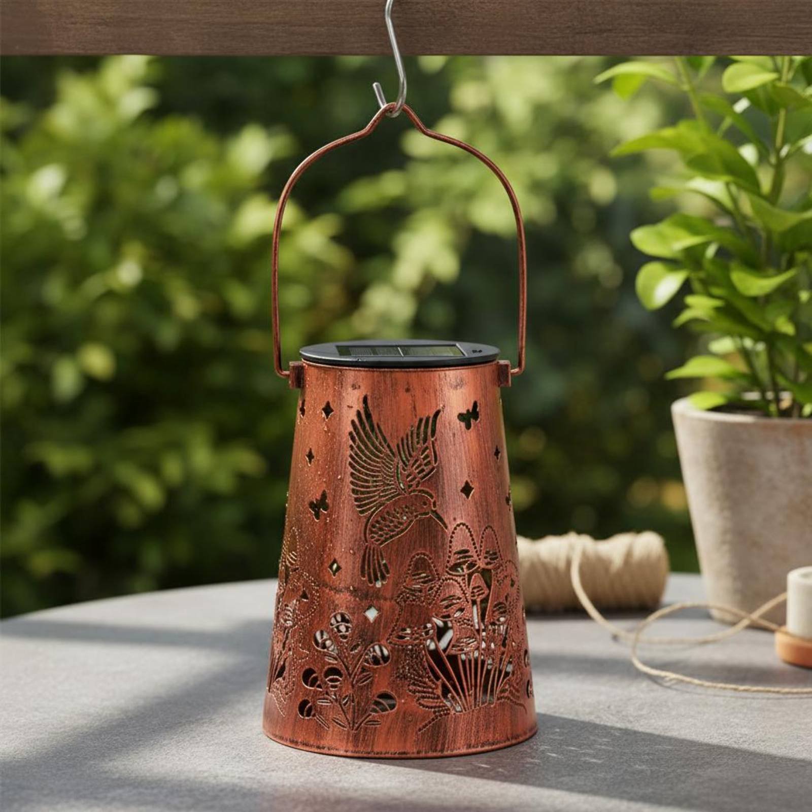 โคมไฟสวนลายดอกไม้ โคมไฟสวน ระบ - Outdoor Lighting Decoration บทวิจารณ์และราคา