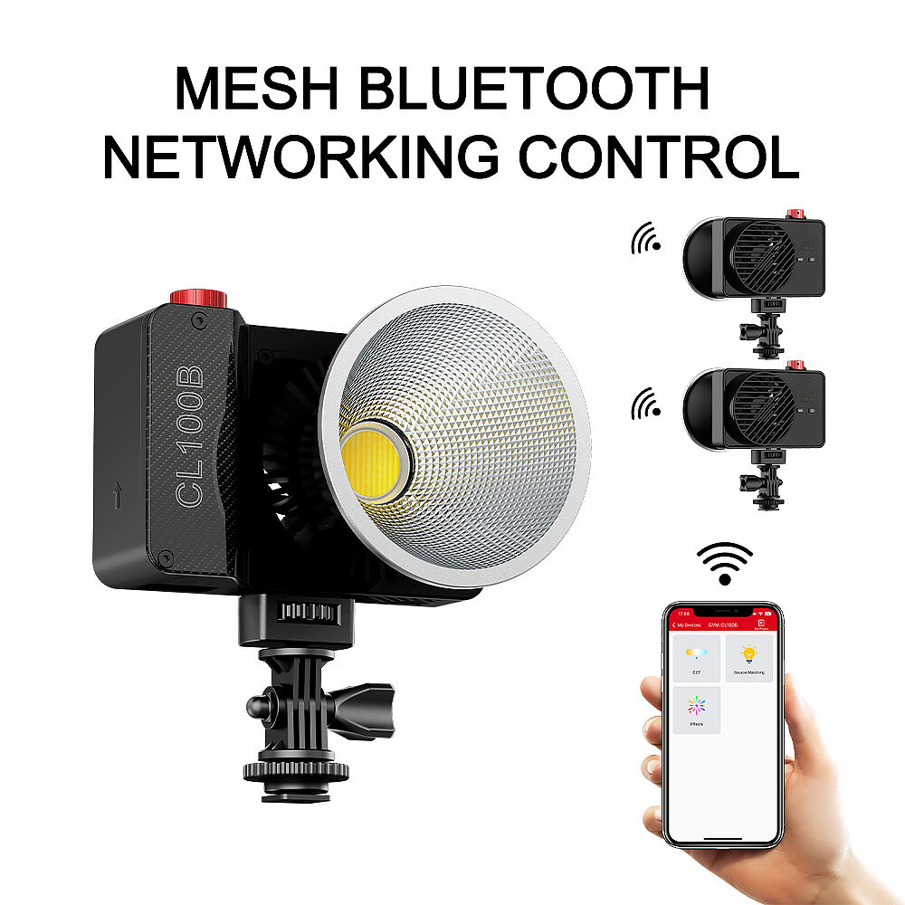 ไฟสตูดิโอพกพา GVM CL100B แบบสอ - Outdoor Lighting In Photography บทวิจารณ์และราคา
