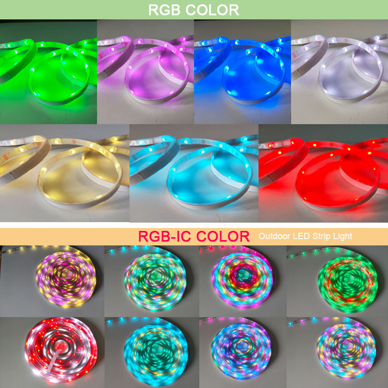 แถบไฟสีสันสดใสกันน้ำ, RGB/RGBI - Outdoor Lighting Led Strip บทวิจารณ์และราคา