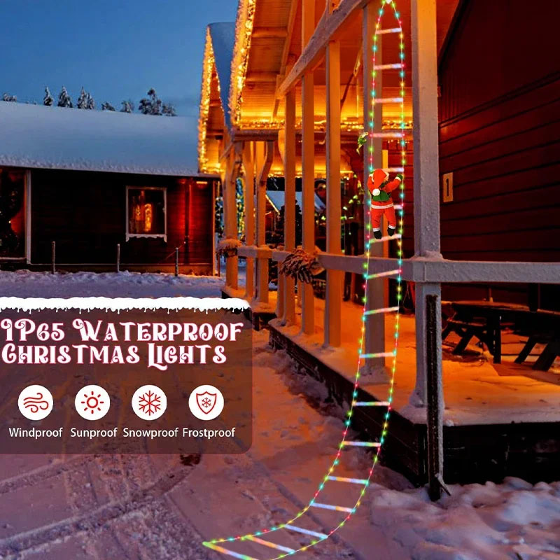 ไฟคริสต์มาส LED สายไฟตกแต่งบัน - Outdoor Lighting Decoration บทวิจารณ์และราคา