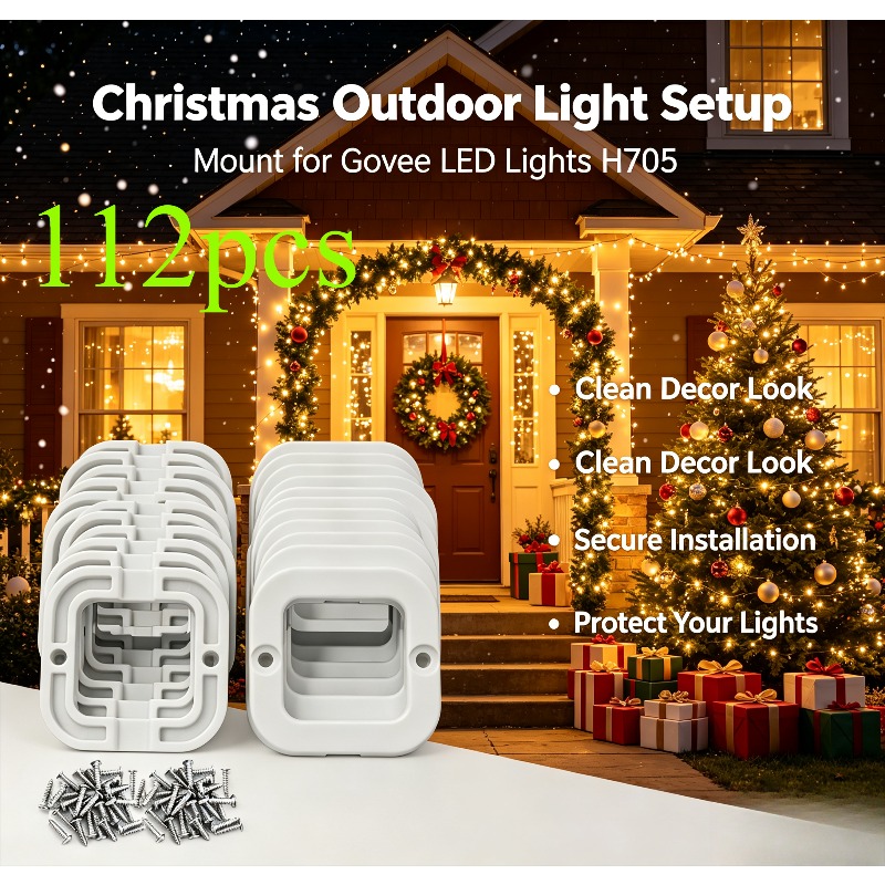 คลิปป้องกันแสง 112 ชิ้น พร้อมส - Outdoor Lighting Govee บทวิจารณ์และราคา