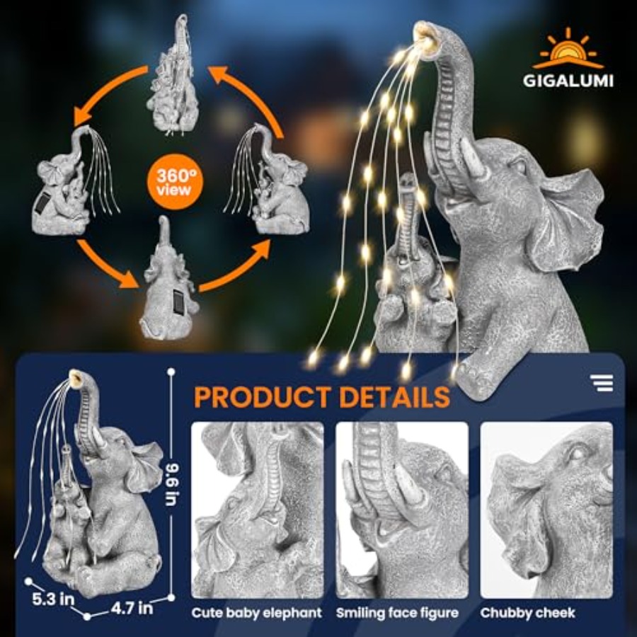 รูปปั้นสวนพลังงานแสงอาทิตย์สำห - Outdoor Lighting Decoration บทวิจารณ์และราคา