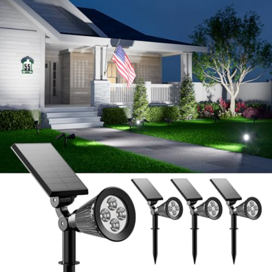 ไฟสปอร์ตไลท์พลังงานแสงอาทิตย์ส - Outdoor Lighting Landscape บทวิจารณ์และราคา