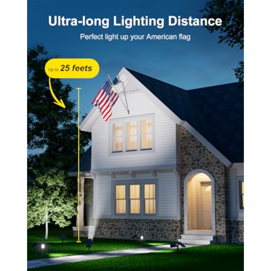 ไฟสปอร์ตไลท์พลังงานแสงอาทิตย์ส - Outdoor Lighting Landscape บทวิจารณ์และราคา