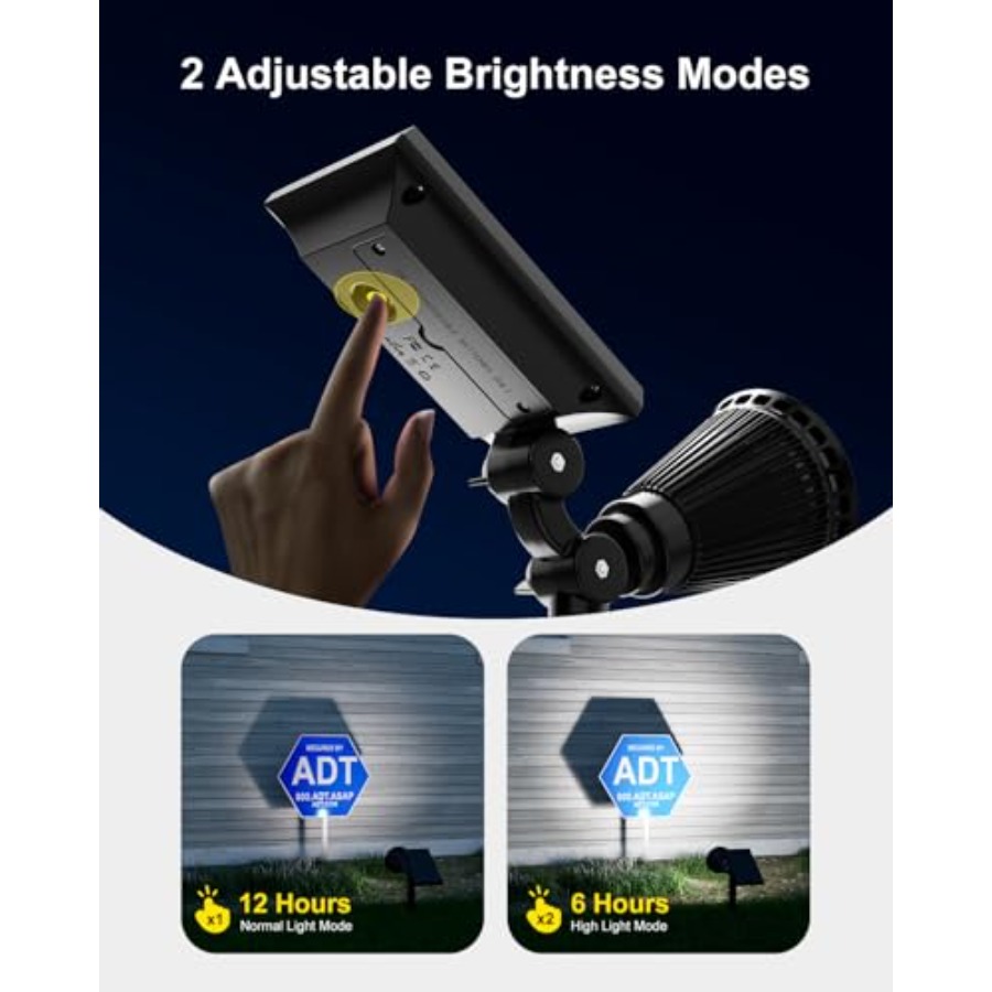 ไฟสปอร์ตไลท์พลังงานแสงอาทิตย์ส - Outdoor Lighting Landscape บทวิจารณ์และราคา