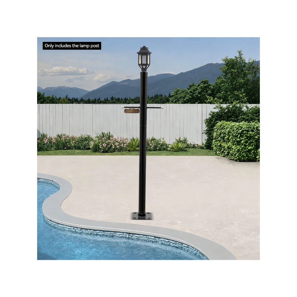 เสาไฟถนนแบบแยกส่วน 2.5 ม. - สี - Outdoor Lighting Decoration บทวิจารณ์และราคา