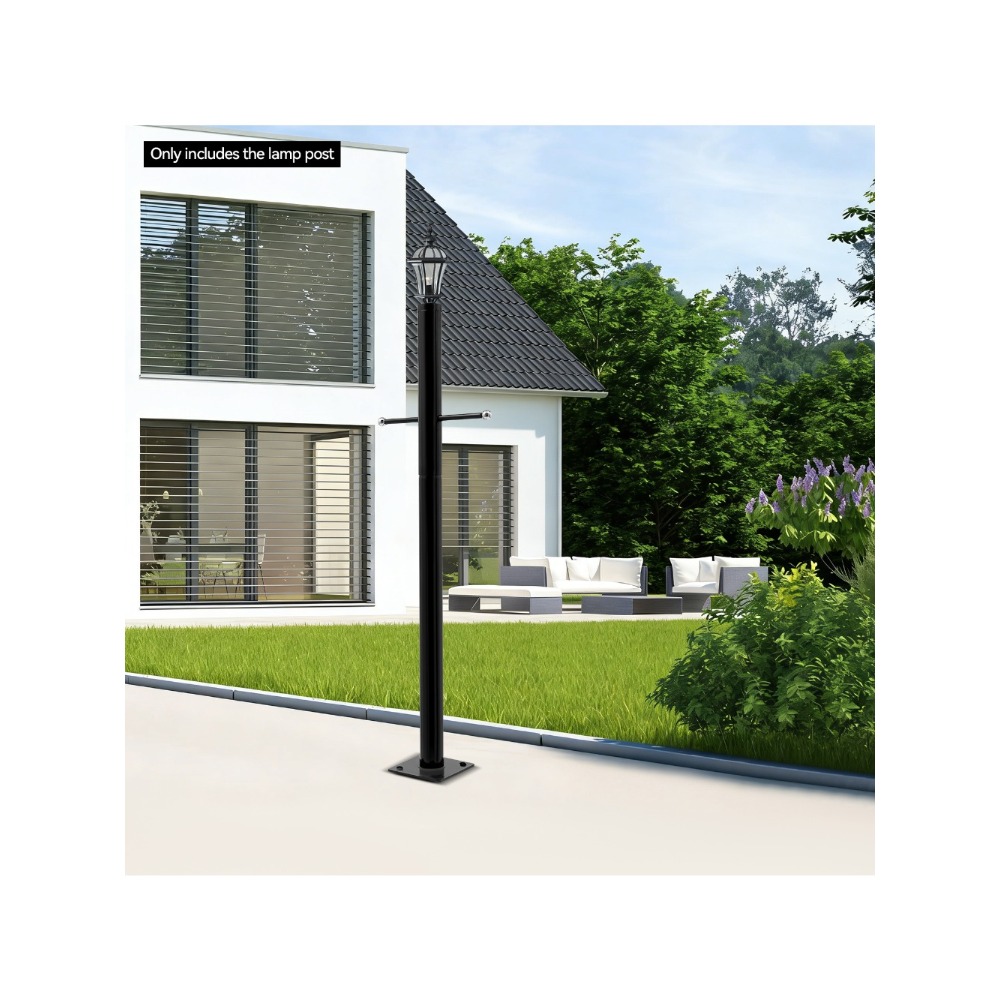 เสาไฟถนนแบบแยกส่วน 2.5 ม. - สี - Outdoor Lighting Decoration บทวิจารณ์และราคา
