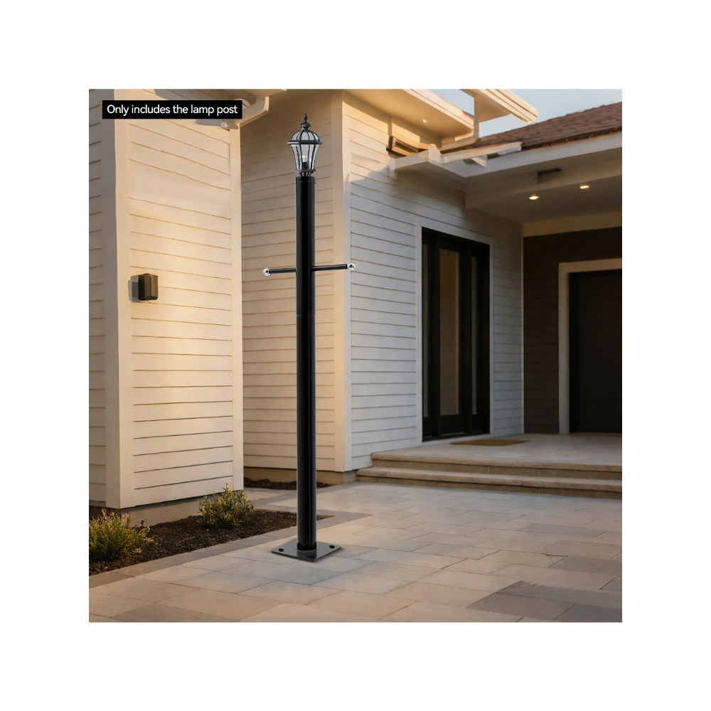 เสาไฟถนนแบบแยกส่วน 2.5 ม. - สี - Outdoor Lighting Decoration บทวิจารณ์และราคา