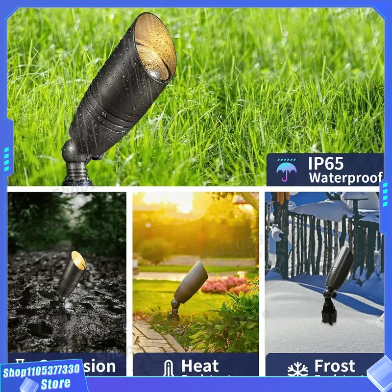 สปอตไลท์ LED แรงดันต่ำ MR16 27 - Outdoor Lighting Brass บทวิจารณ์และราคา