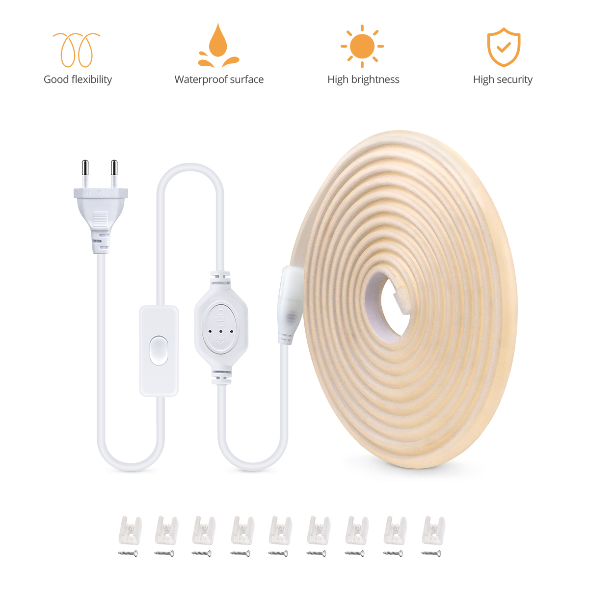 110V 220V COB LED Strip ไฟกลาง - Outdoor Lighting Youtube บทวิจารณ์และราคา
