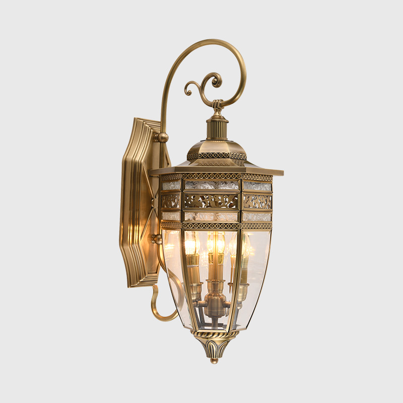 โคมไฟติดผนังทองเหลืองสไตล์ชนบท - Outdoor Lighting Brass บทวิจารณ์และราคา