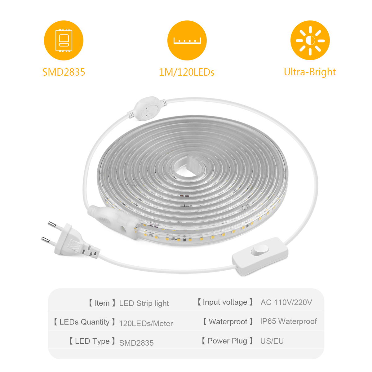 High Bright LED Strip Light 28 - Outdoor Lighting Led Strip บทวิจารณ์และราคา