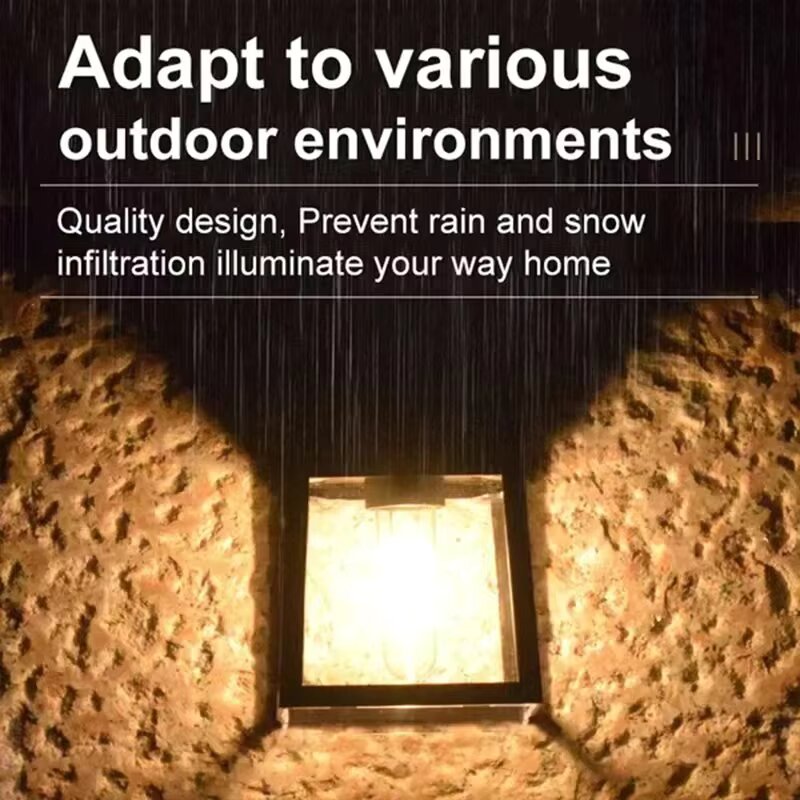 โคมไฟติดผนังพลังงานแสงอาทิตย์ท - Outdoor Lighting For Front Of House บทวิจารณ์และราคา