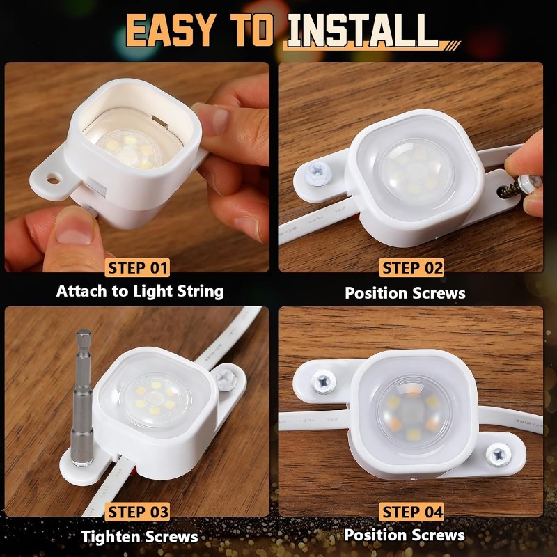 คลิปไฟ LED 52/88/138 ชิ้นพร้อม - Outdoor Lighting Govee บทวิจารณ์และราคา