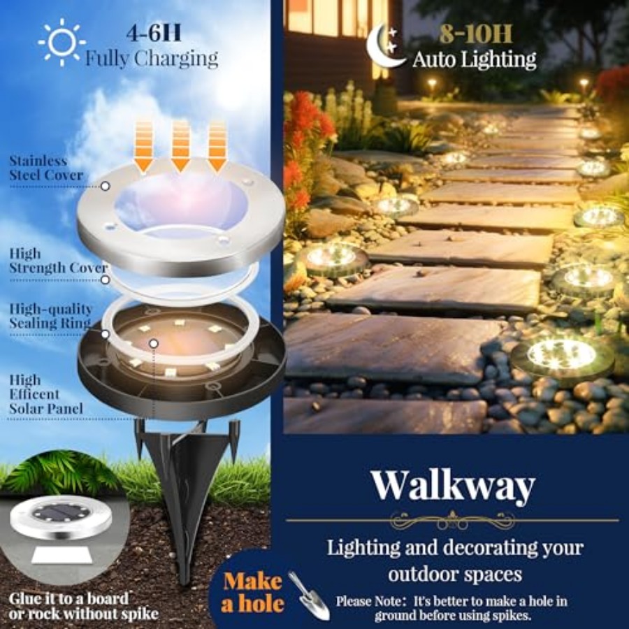 ไฟพื้นพลังงานแสงอาทิตย์ ไฟโซลา - Outdoor Lighting Landscape บทวิจารณ์และราคา