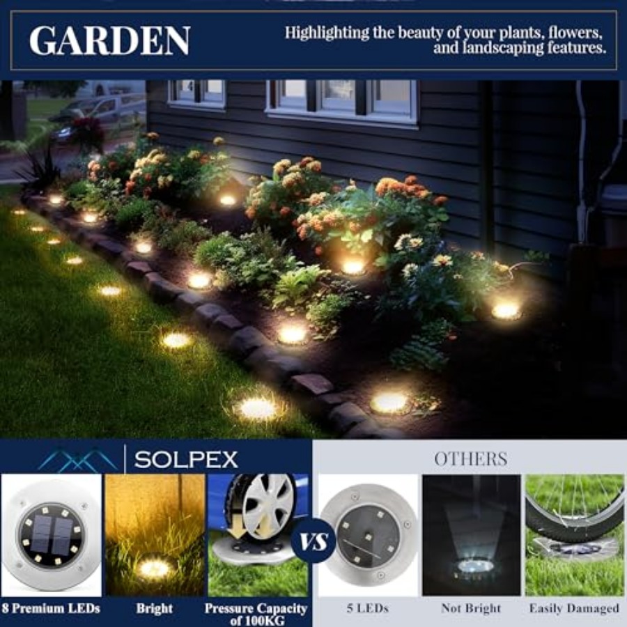 ไฟพื้นพลังงานแสงอาทิตย์ ไฟโซลา - Outdoor Lighting Landscape บทวิจารณ์และราคา
