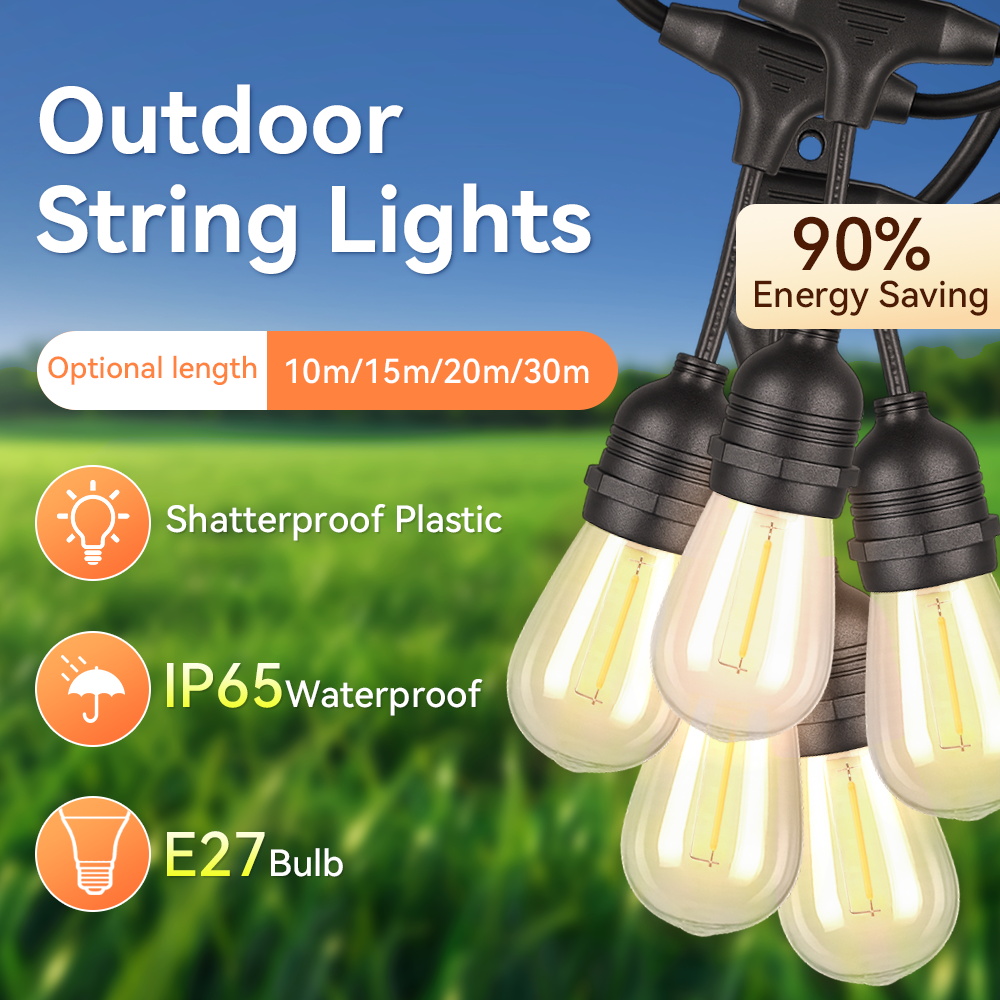 ไฟสตริง LED สำหรับภายนอกอาคาร  - Outdoor Lighting Uk บทวิจารณ์และราคา