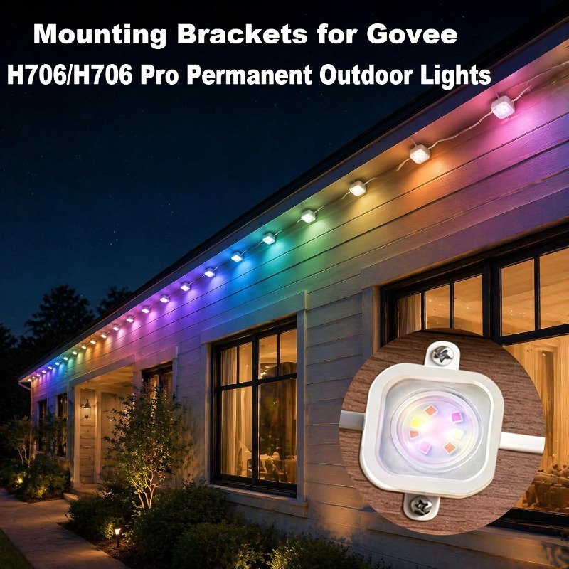 คลิปไฟ LED พร้อมสกรู 47/92/117 - Outdoor Lighting Govee บทวิจารณ์และราคา