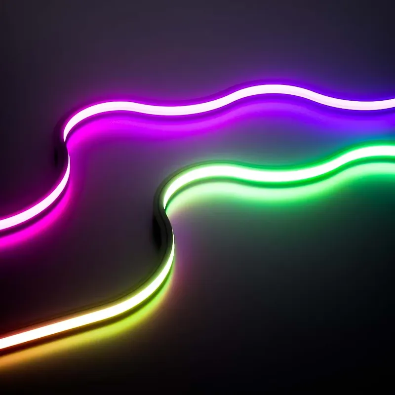 ไฟนีออน LED สีสันสดใสแบบม้วน P - Outdoor Lighting Led Strip บทวิจารณ์และราคา